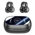 M47 Earclip Bone Conduction Wireless Headphone with Mic Bluetooth 5.3 Gaming Headset Noise Reduction Sport Earphone
