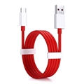 OnePlus Warp Tip-C 5461100011 Kabl za Punjenje - 1.5m - Crveni / Beli
