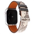 Apple Watch Series 10/9/8/SE (2022)/7/SE/6/5/4/3/2/1 Kožni Kaiš sa Motivom - 42mm/41mm/40mm/38mm