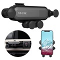 Univerzalni Gravity Auto-Držač za Ventilaciju za Smartfon - Crni