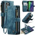 iPhone 16 Caseme C30 Multifunkcionalna Futrola-Novčanik - Plava